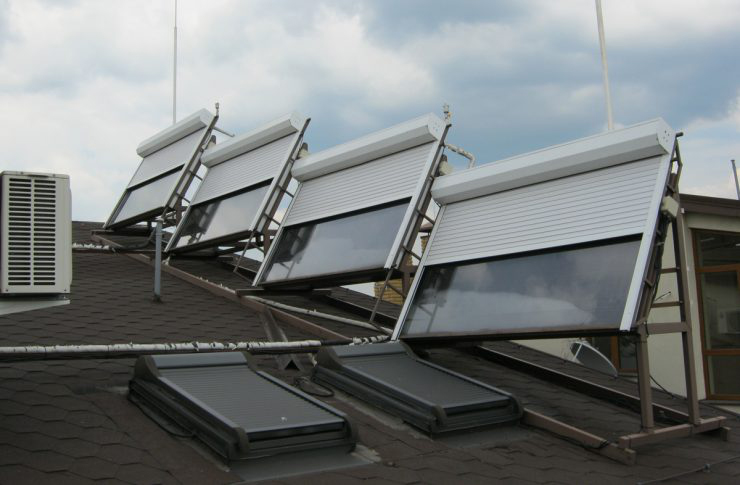 Солнечные водонагревательные коллектора 